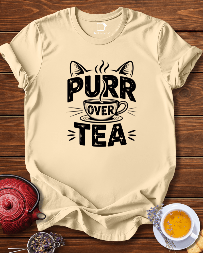 Purr Over Tea Tee
