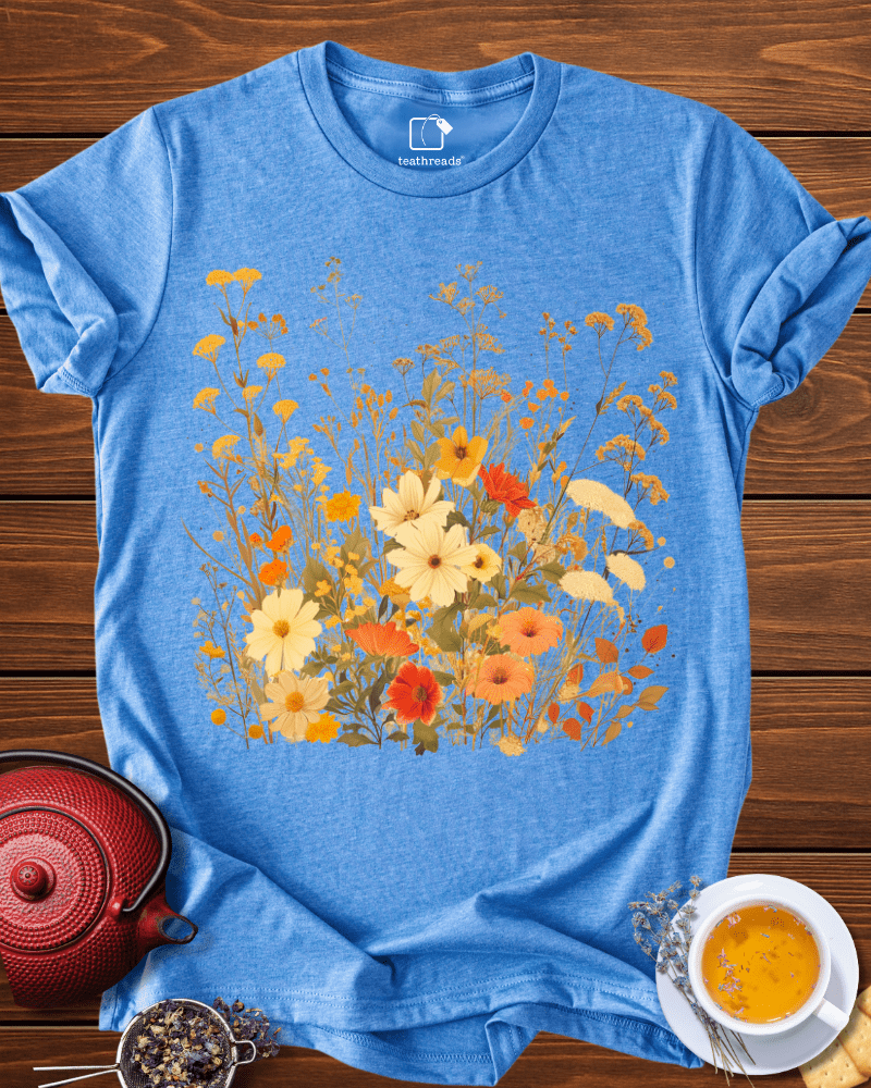 Tea Flowers Meadow Tee