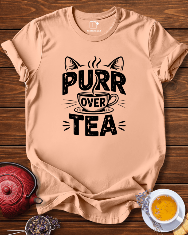 Purr Over Tea Tee
