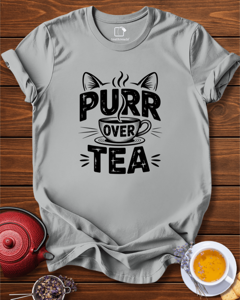 Purr Over Tea Tee
