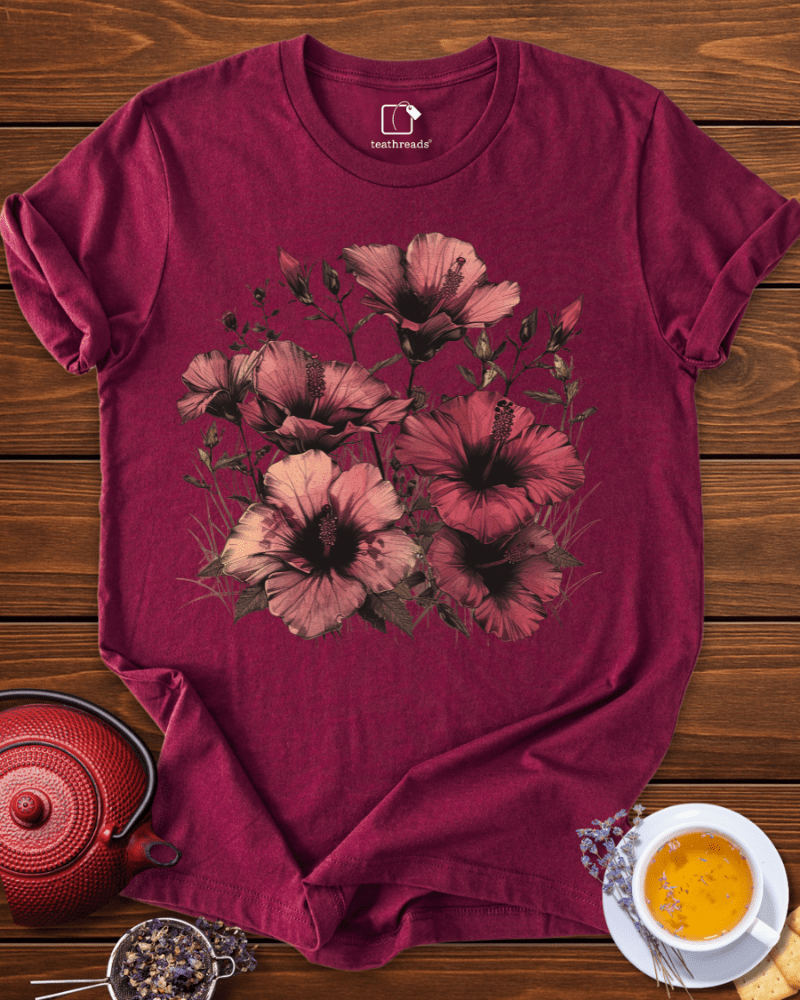 Hibiscus Blossoms Tee