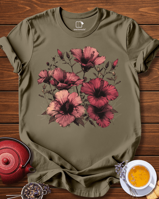 Hibiscus Blossoms Tee