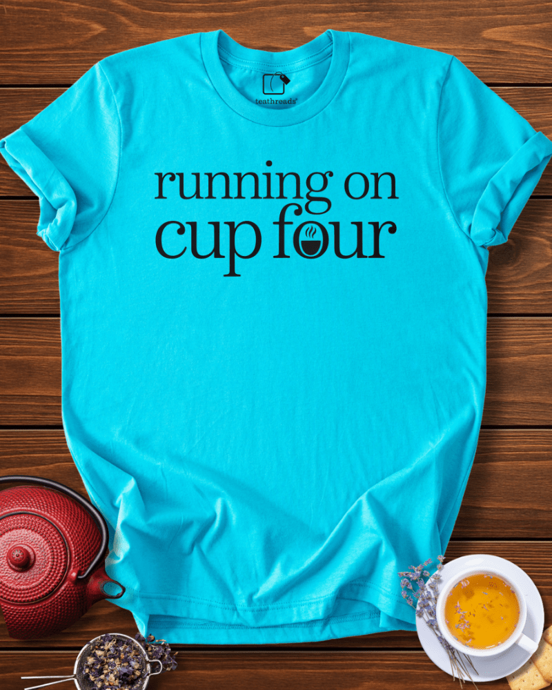 Running on Cup Four Tee
