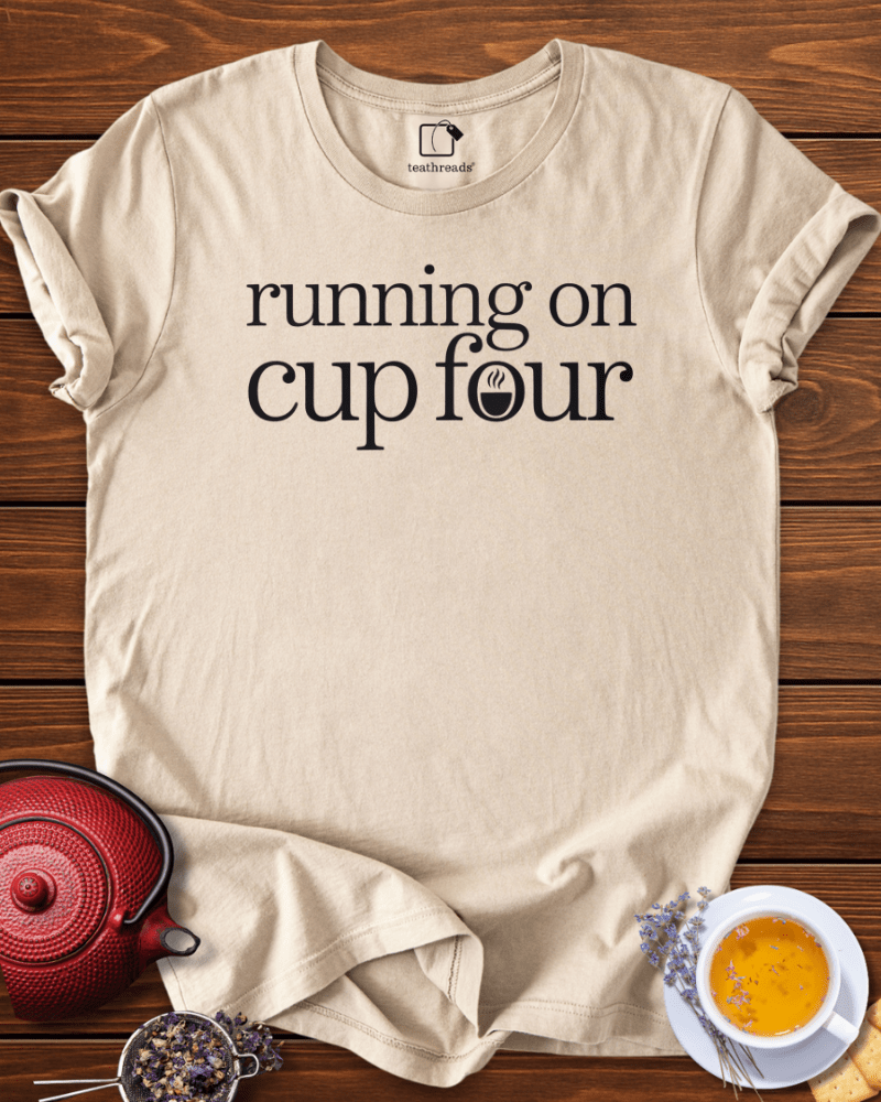 Running on Cup Four Tee