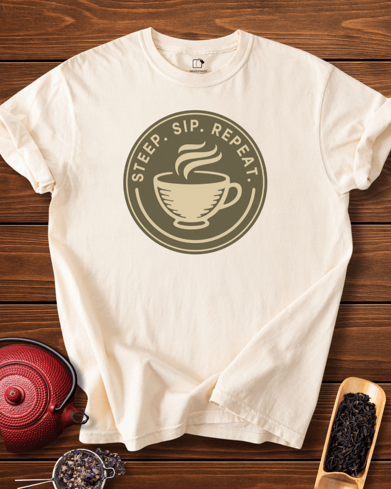 Steep. Sip. Repeat. Tee