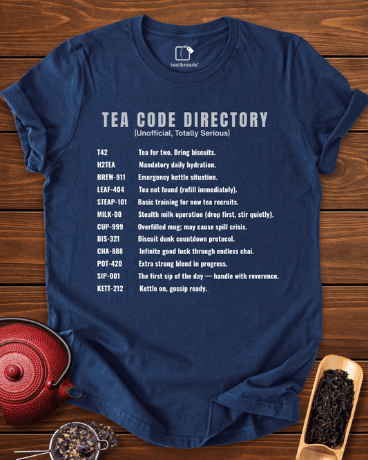 Tea Code Directory  Tee