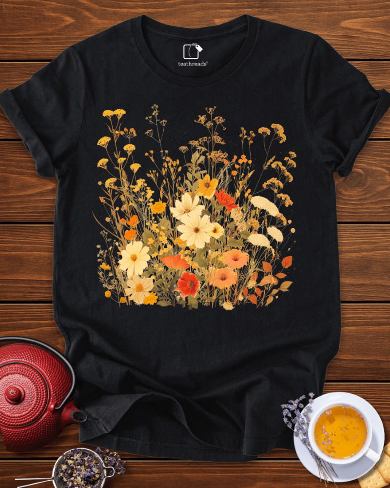 Tea Flowers Meadow Tee