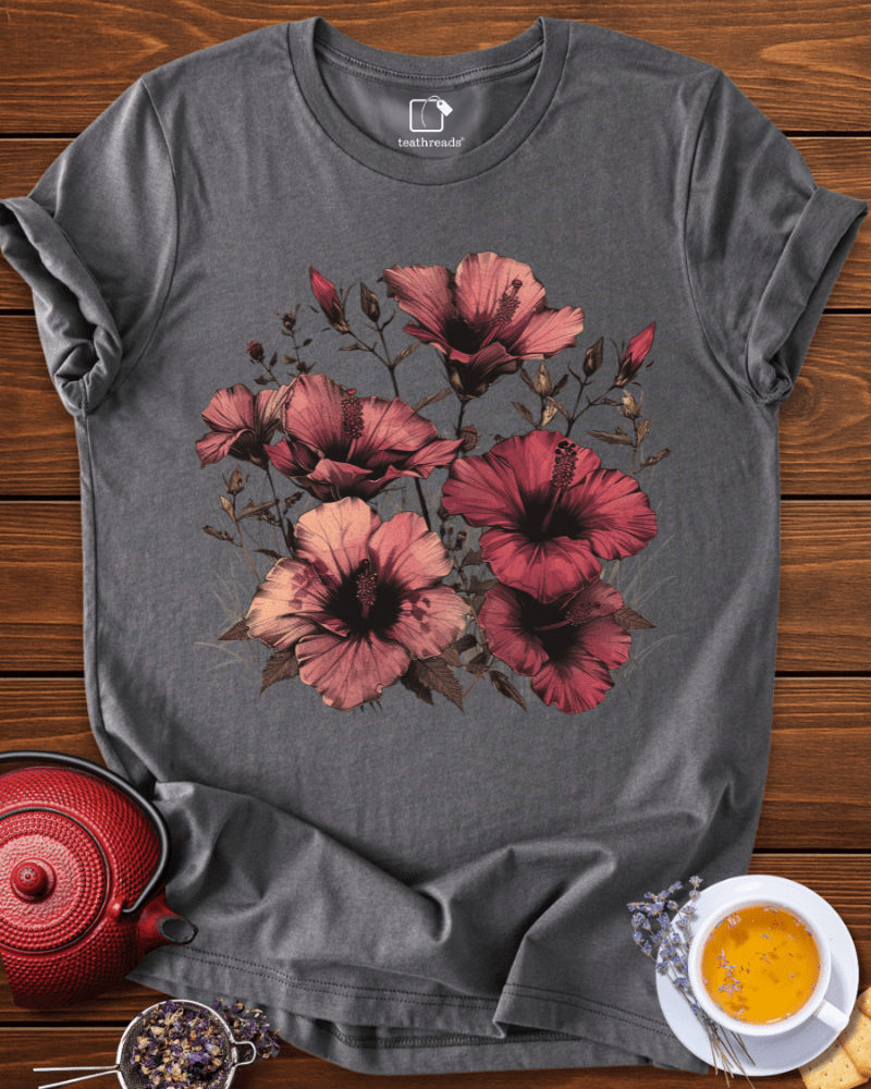 Hibiscus Blossoms Tee
