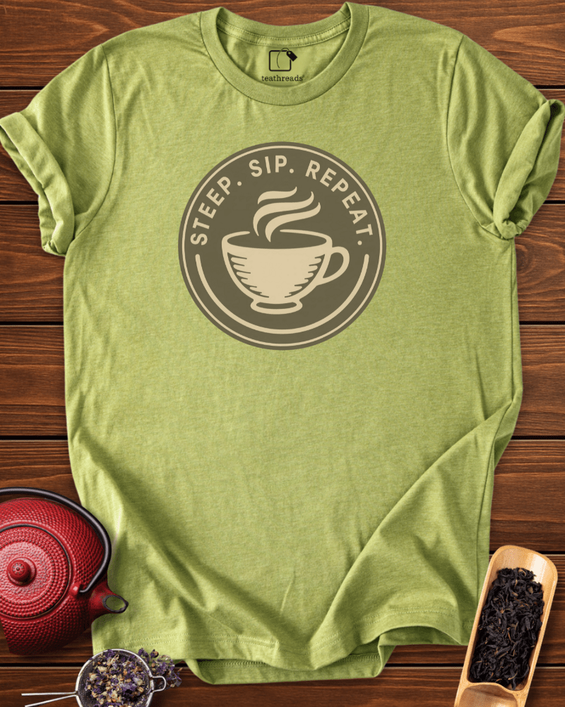 Steep. Sip. Repeat. Tee