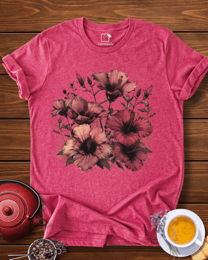 Hibiscus Blossoms Tee