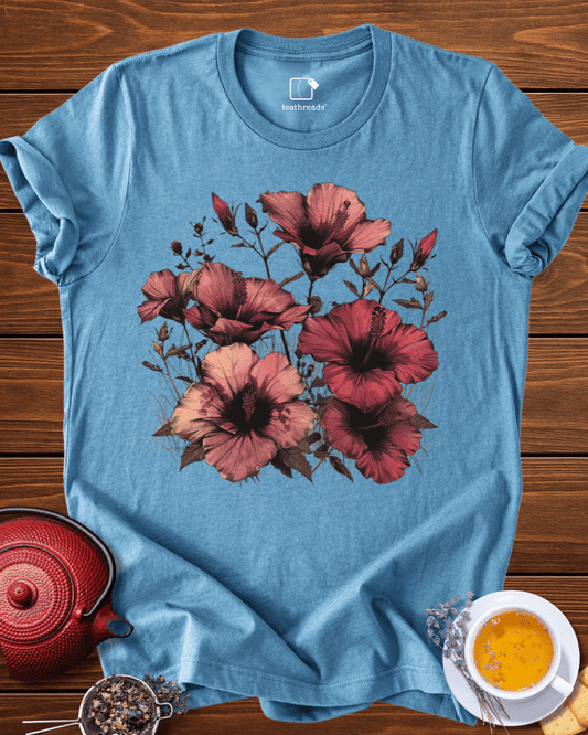 Hibiscus Blossoms Tee