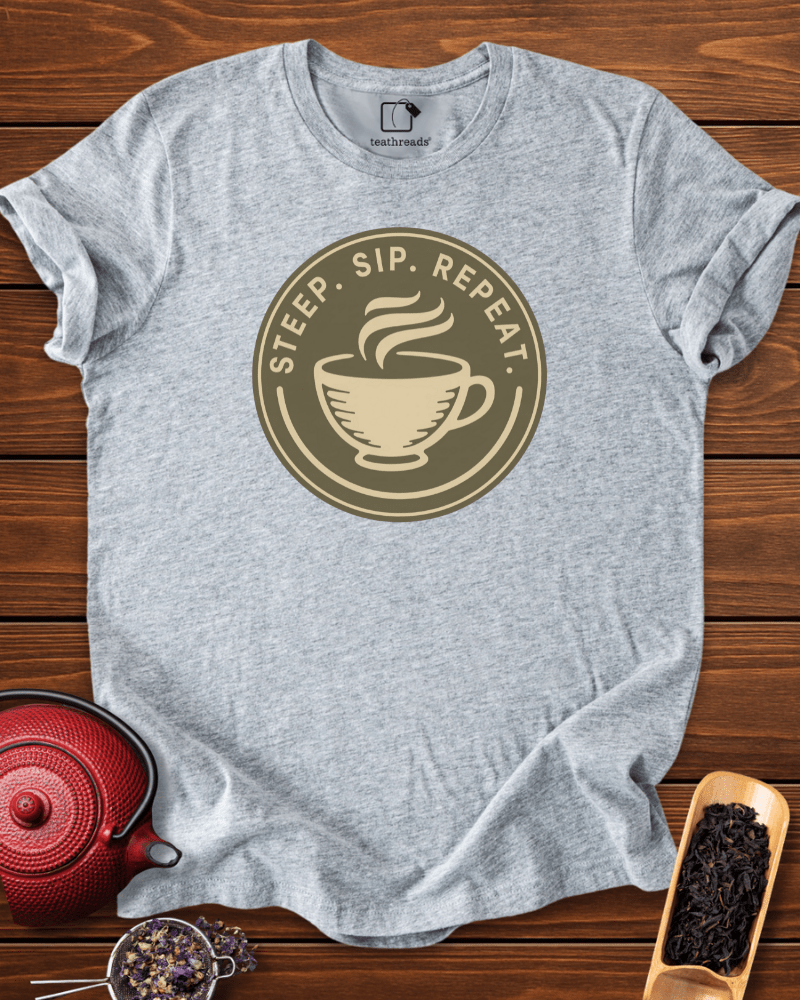 Steep. Sip. Repeat. Tee