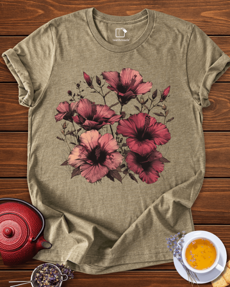 Hibiscus Blossoms Tee